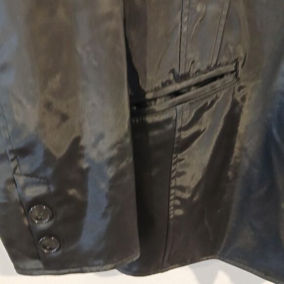 Rave Men's Black Jacket Size Small Goth Grunge - Picture 4 of 6